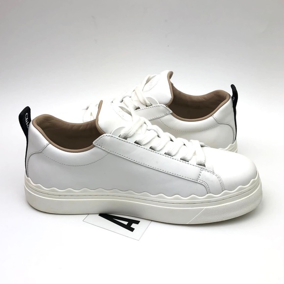 CHLOÉ Lauren Low Top Sneaker sz 7 - Picture 5 of 12